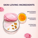 Buy Lux Even-toned Glow Bathing Soap infused with Vitamin C & E |For Superior Glow|Buy 4 Get 1 Free|150g - Purplle