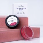 Buy Aravi Organic Lip and Cheek Tint - With Goodness of Vitamin E & Candelila Wax - Nourishes & Hydrates Dry Chapped Lips, Blush & Eyeshadow Fo All Skin Types - 8 gm (Rosy Rush) - Purplle