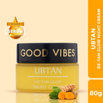 Buy Good Vibes De Tan Glow Ubtan Night Cream 80 gm (GT) - Purplle
