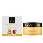 Buy Good Vibes De Tan Glow Ubtan Night Cream 80 gm (GT) - Purplle