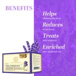 Buy Khadi Natural Pure Lavender Handmade Soap | Protect Acne & Skin Infection (Pack of 5) - 625 gm - Purplle