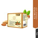 Buy Khadi Natural Almond Handmade Soap | Reduce tanning & Pigmentation - 375 g - Purplle