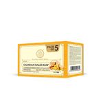 Buy Khadi Natural Chandan Haldi Handmade Soap| Anti - Bacterial & Paraben Free (Pack of 5) - 625 g - Purplle