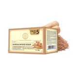 Buy Khadi Natural Sandalwood Handmade Soap | Clean, Tone & Nourish (Pack of 5) - 625 gm - Purplle