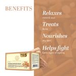 Buy Khadi Natural Sandalwood Handmade Soap | Clean, Tone & Nourish (Pack of 5) - 625 gm - Purplle