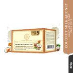 Buy Khadi Natural Coconut Milk & Honey Handmade Soap| Reduce stretch marks & Acne (Pack of 5) - 625 g - Purplle