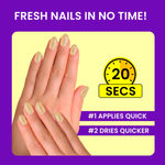 Buy NY Bae Color Rush Nail Paint - Golden Glee 01 (9 ml) | Chip Resistant | Long Lasting | Quick Dry | Gel Nail Polish - Purplle