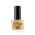 Buy NY Bae Color Rush Nail Paint - Golden Glee 01 (9 ml) | Chip Resistant | Long Lasting | Quick Dry | Gel Nail Polish - Purplle
