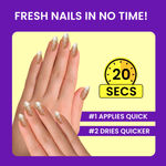 Buy NY Bae Color Rush Nail Paint - Glam Giltter 02 (9 ml) | Chip Resistant | Long Lasting | Quick Dry | Gel Nail Polish - Purplle