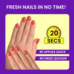 Buy NY Bae Color Rush Nail Paint - Flirty Orange 04 (9 ml) | Chip Resistant | Long Lasting | Quick Dry | Gel Nail Polish - Purplle