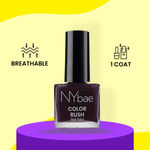 Buy NY Bae Color Rush Nail Paint - Mulberry Magic 09 (9 ml) | Chip Resistant | Long Lasting | Quick Dry | Gel Nail Polish - Purplle