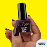 Buy NY Bae Color Rush Nail Paint - Mulberry Magic 09 (9 ml) | Chip Resistant | Long Lasting | Quick Dry | Gel Nail Polish - Purplle