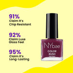 Buy NY Bae Color Rush Nail Paint - Passion Fruit 11 (9 ml) | Chip Resistant | Long Lasting | Quick Dry | Gel Nail Polish - Purplle
