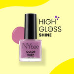 Buy NY Bae Color Rush Nail Paint - Violet Love 14 (9 ml) | Chip Resistant | Long Lasting | Quick Dry | Gel Nail Polish - Purplle