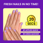 Buy NY Bae Color Rush Nail Paint -Lilac Lady 15 (9 ml) | Chip Resistant | Long Lasting | Quick Dry | Gel Nail Polish - Purplle