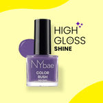 Buy NY Bae Color Rush Nail Paint - Goofy Grape 16 (9 ml) | Chip Resistant | Long Lasting | Quick Dry | Gel Nail Polish - Purplle