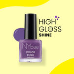 Buy NY Bae Color Rush Nail Paint - Orchid Organza 17 (9 ml) | Chip Resistant | Long Lasting | Quick Dry | Gel Nail Polish - Purplle