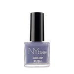 Buy NY Bae Color Rush Nail Paint - Smokey Blue 21 (9 ml) | Chip Resistant | Long Lasting | Quick Dry | Gel Nail Polish - Purplle
