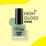 Buy NY Bae Color Rush Nail Paint - Pista Party 24 (9 ml) | Chip Resistant | Long Lasting | Quick Dry | Gel Nail Polish - Purplle