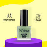 Buy NY Bae Color Rush Nail Paint - Pista Party 24 (9 ml) | Chip Resistant | Long Lasting | Quick Dry | Gel Nail Polish - Purplle