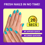 Buy NY Bae Color Rush Nail Paint - Turquoise Treat 25 (9 ml) | Chip Resistant | Long Lasting | Quick Dry | Gel Nail Polish - Purplle