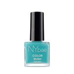 Buy NY Bae Color Rush Nail Paint - Turquoise Treat 25 (9 ml) | Chip Resistant | Long Lasting | Quick Dry | Gel Nail Polish - Purplle