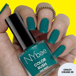 Buy NY Bae Color Rush Nail Paint - Crazy Cruise 26 (9 ml) | Chip Resistant | Long Lasting | Quick Dry | Gel Nail Polish - Purplle