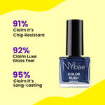 Buy NY Bae Color Rush Nail Paint - Galaxy Glaze 28 (9 ml) | Chip Resistant | Long Lasting | Quick Dry | Gel Nail Polish - Purplle