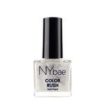 Buy NY Bae Color Rush Nail Paint - Silver Shimmy 33 (9 ml) | Chip Resistant | Long Lasting | Quick Dry | Gel Nail Polish - Purplle