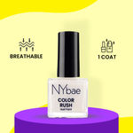 Buy NY Bae Color Rush Nail Paint - Joyful Jasmine 34 (9 ml) | Chip Resistant | Long Lasting | Quick Dry | Gel Nail Polish - Purplle