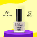 Buy NY Bae Color Rush Nail Paint - White Wonder 35 (9 ml) | Chip Resistant | Long Lasting | Quick Dry | Gel Nail Polish - Purplle