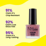 Buy NY Bae Color Rush Nail Paint - Quartz Queen 44 (9 ml) | Chip Resistant | Long Lasting | Quick Dry | Gel Nail Polish - Purplle