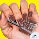 Buy NY Bae Color Rush Nail Paint - Latte Love 46 (9 ml) | Chip Resistant | Long Lasting | Quick Dry | Gel Nail Polish - Purplle
