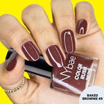 Buy NY Bae Color Rush Nail Paint - Baked Brownie 49 (9 ml) | Chip Resistant | Long Lasting | Quick Dry | Gel Nail Polish - Purplle