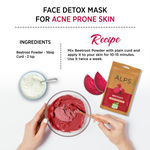 Buy Alps Goodness Powder - Beetroot (50 gm) | 100% Natural Powder | No Chemicals, No Preservatives, No Pesticides | Hair Mask or Face Mask | Nourishes hair follicles | Face Pack for brightening skin | Hair Spa - Purplle