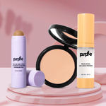 Buy Purplle Flawless Base Kit | Primer | Kajal | Compact | - Purplle