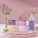 Buy Purplle Anti-ageing Kit| Face Moisturiser | Face Mask | Face Serum | Jade Roller | Combo of 4 - Purplle
