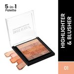 Buy Swiss Beauty Blusher Brick Highlighter - SB-805_01-Multicolor (7 g) - Purplle