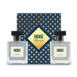 Buy Engage Moments Luxury Perfume Gift for Men, Long Lasting, Birthday Gift, Fresh & Woody, Pack of 2, 200ml - Purplle