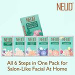 Buy NEUD 6-Step DIY Makeover Facial Kit for Salon-Like Glow at Home - 2 Packs (60 gm Each) - Purplle