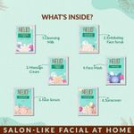 Buy NEUD 6-Step DIY Makeover Facial Kit for Salon-Like Glow at Home - 2 Packs (60 gm Each) - Purplle