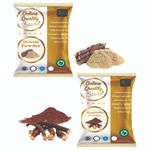 Buy Online Quality Store Face Pack Powder Combo - 150 gm (Set of 3) |chandan powder |orange peel powder |multani mitti powder Acne Treatment |Dandruff Treatment {chan50_orange50_mitti50} - Purplle