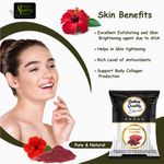 Buy Online Quality Store Hibiscus Powder - 100 gm |Organic Hibiscus Powder-100g | 100% Pure & Natural Hibiscus Flower Powder |Hibiscus Rosa-Sinensis For Hair Care & Face Pack| Gudhal Ka Phool Powder for Hair Conditioning - Purplle
