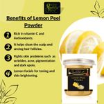 Buy Online Quality Store Lemon Powder For Skin Whitenin_100 gm- Organic Lemon Face Gel - Lemon Peel Gel for Brightening & Radiance Deep Clean Gel Mask {jar_Lemon_Peel_100} - Purplle