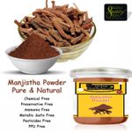 Buy Online Quality Store manjistha powder for skin |manjistha powder |manjistha powder organic |manjistha powder pure |rubia cordifolia powder |Organic Manjistha-100g{Jar_Manjistha_100g} - Purplle