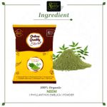 Buy Online Quality Store Neem Powder - 300 g|Pure Neem Powder | No Chemicals |No Preservative, No Pesticides |face mask for acne |Acne Treatment |Dandruff Treatment{Neem_Powder_300 gm} - Purplle