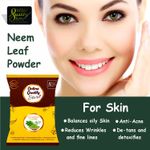 Buy Online Quality Store Neem Powder - 300 g|Pure Neem Powder | No Chemicals |No Preservative, No Pesticides |face mask for acne |Acne Treatment |Dandruff Treatment{Neem_Powder_300 gm} - Purplle