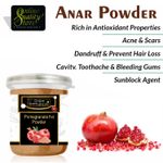 Buy Online Quality Store Pomegranate Powder - 100 gm |pomegranate peel powder |pomegranate peel for face,body,skin & hair |anar ka powder |organic pomegranate peel {Jar_pomegranate_100g} - Purplle