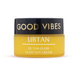 Buy Good Vibes De Tan Glow Ubtan Light Day Cream 80 gm (GT) - Purplle