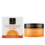 Buy Good Vibes Anti Blemish Glow gel Creme Vitamin C | Spotless glow, Brightening, Depigmentation, Oil free (80 gm) - Purplle